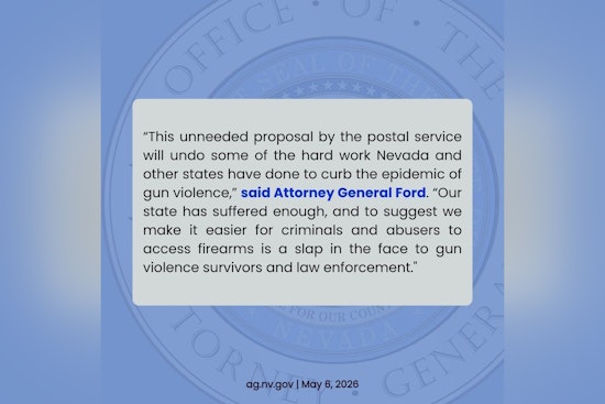 Nevada's Top Cop Goes to War Over USPS Handgun Plan