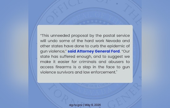 Nevada's Top Cop Goes to War Over USPS Handgun Plan