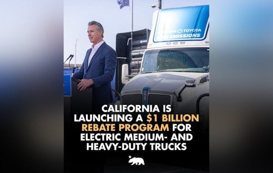 Newsom Hurls $1B At Electric Big Rigs To Clean Up California Air