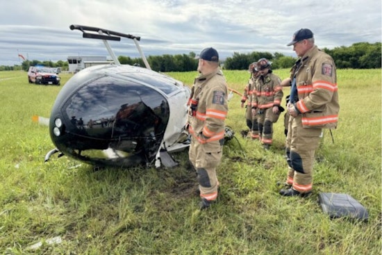 North Fort Worth Chopper Topples Near Texas Motor Speedway, Two Hurt