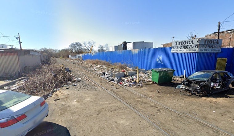 North Philly Freight Train Shreds Pile of Rogue Tires Near Tioga Tracks