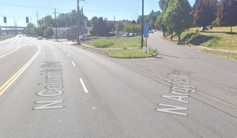 North Portland Rollover Crash With Power Lines Shuts Columbia Boulevard