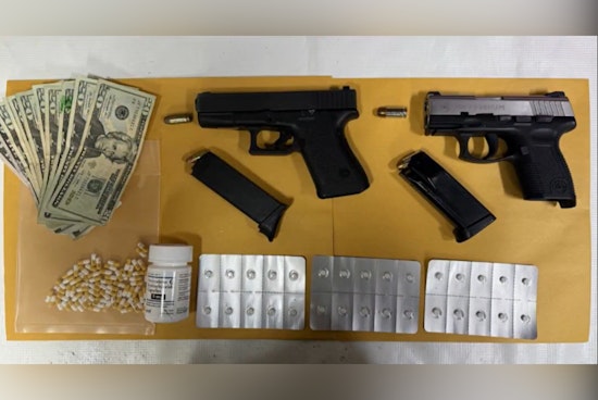 North Sacramento Cops Nab Duo After Foot Chase, Seize Loaded Guns and 100 Oxy Pills