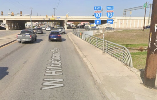 North Side Pre-Dawn Chaos As Man Hit By Truck And VIA Bus On I-10