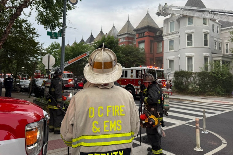 Northwest D.C. Inferno Rips Through Row Houses, Sends One To Hospital