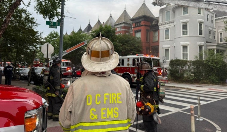 Northwest D.C. Inferno Rips Through Row Houses, Sends One To Hospital