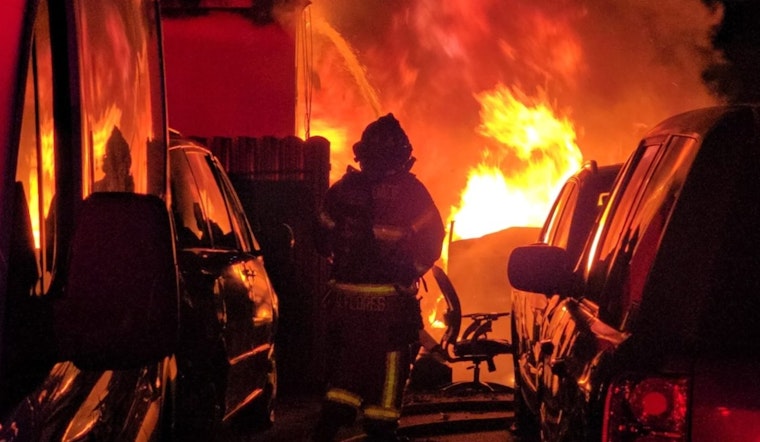 NW Miami-Dade RV Inferno Licks Home Before Firefighters Box It In