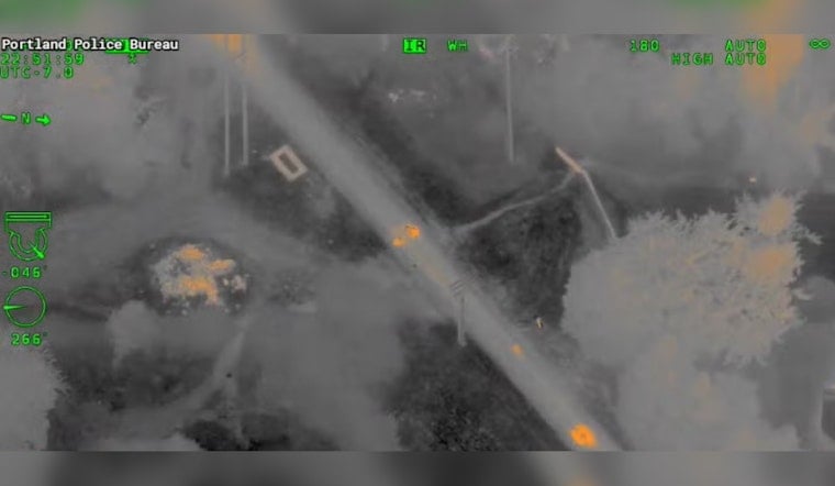 Portland Cops' Eye in the Sky Bags Stolen Car, Wild Moped in Separate Chases