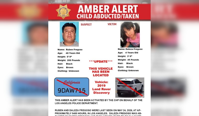 Pre-Dawn Amber Alert: 4-Year-Old Girl Vanishes Near Crenshaw