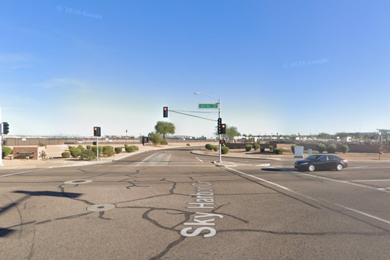 Pre-Dawn E-Bike Crash Near Sky Harbor Shuts Down 24th Street