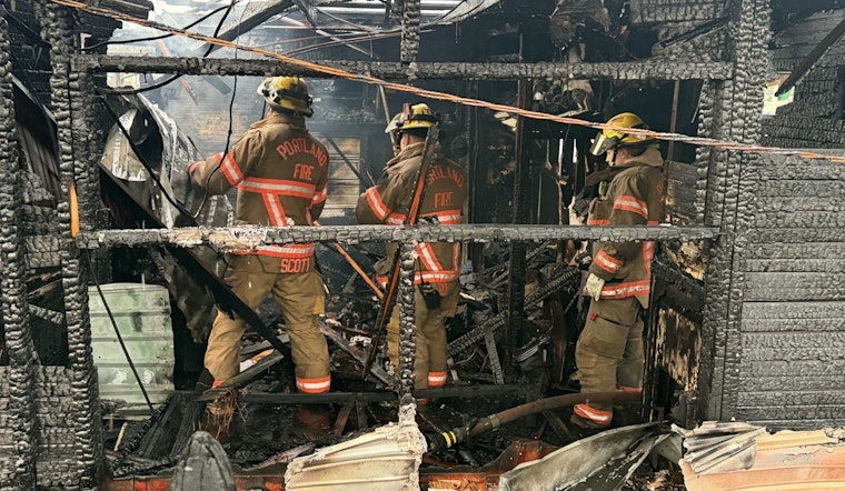 Pre-Dawn Inferno Guts Two Columbia River Floating Homes In North Portland