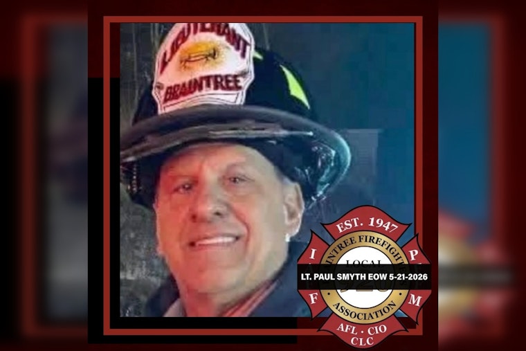 Quincy Cops Mourn Fallen Braintree Fire Lt. Paul Smyth
