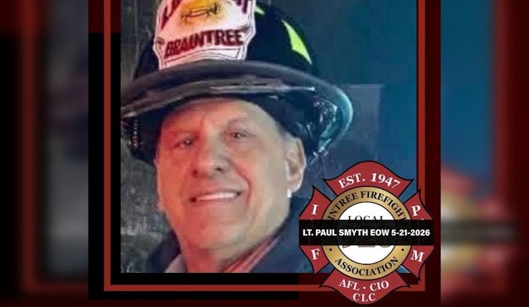 Quincy Cops Mourn Fallen Braintree Fire Lt. Paul Smyth