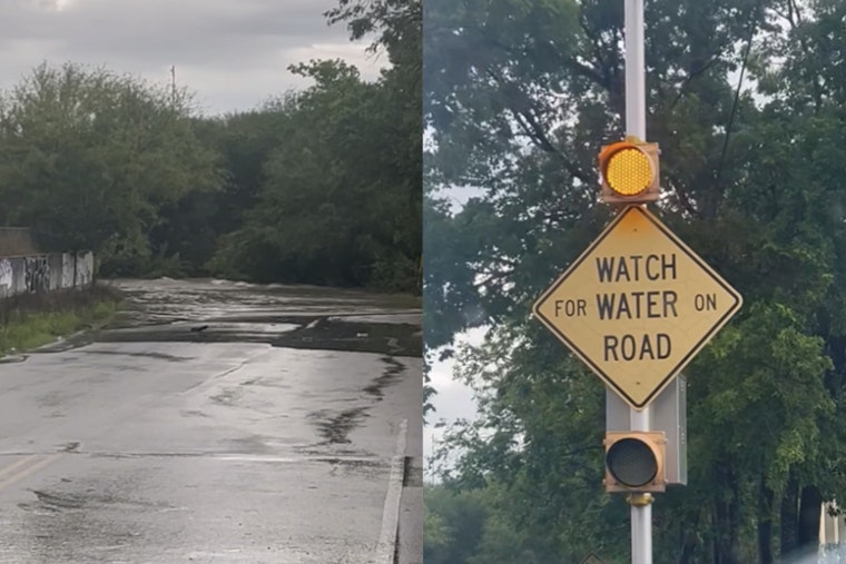 Raging Water Turns Kirby Underpass Into No-Go Zone At FM 78