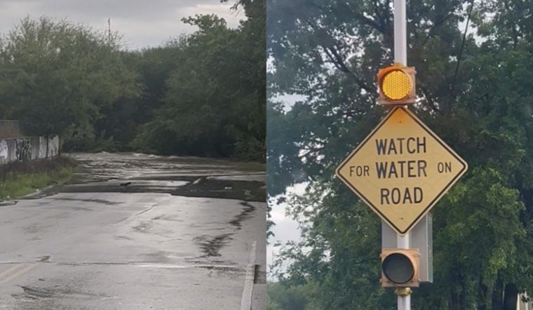 Raging Water Turns Kirby Underpass Into No-Go Zone At FM 78