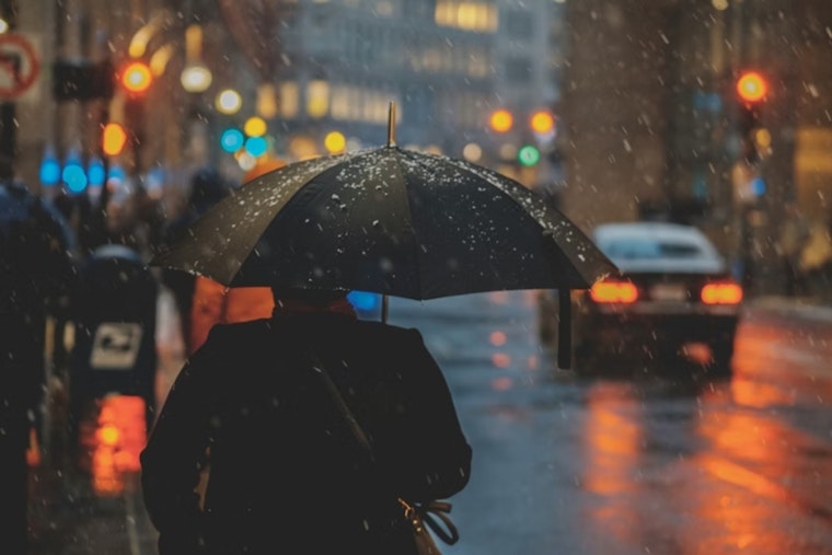 Raw Rain and Chilly Winds Soak Raleigh Today