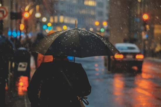 Raw Rain and Chilly Winds Soak Raleigh Today