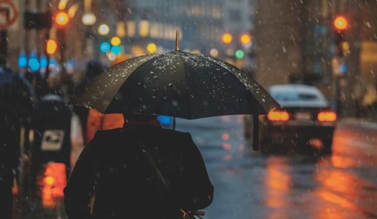 Raw Rain and Chilly Winds Soak Raleigh Today