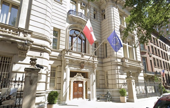 Red Paint Attack Soaks Polish Consulate On Madison Avenue