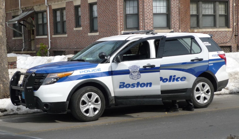 Rooftop Brick Rains Down On Boston Cop Cruiser On Northampton Street