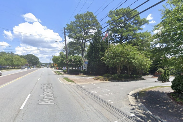 Roswell Beetle Goes Airborne Into Empty Building, Driver Seriously Hurt
