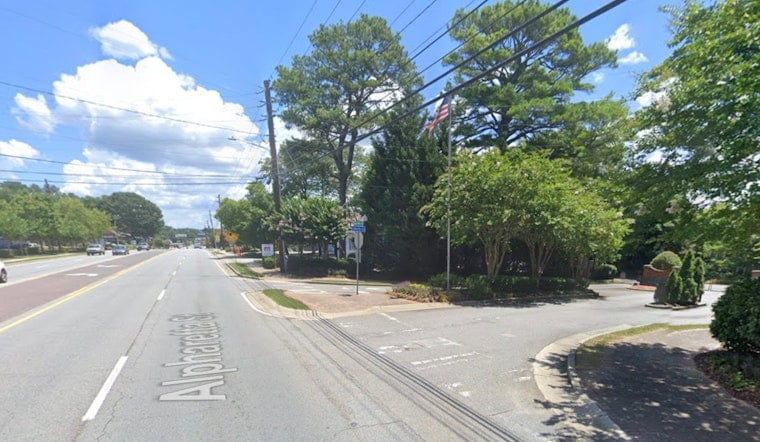 Roswell Beetle Goes Airborne Into Empty Building, Driver Seriously Hurt