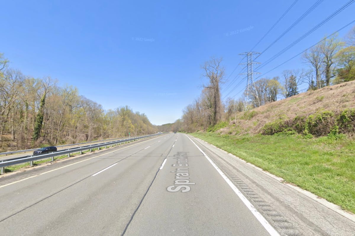 Fiery Crash Shuts Sprain Brook Parkway in Mount Pleasant