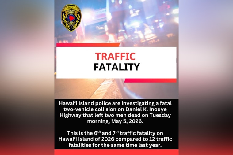 Two Dead in Head-On Crash on Saddle Road Near Hilo