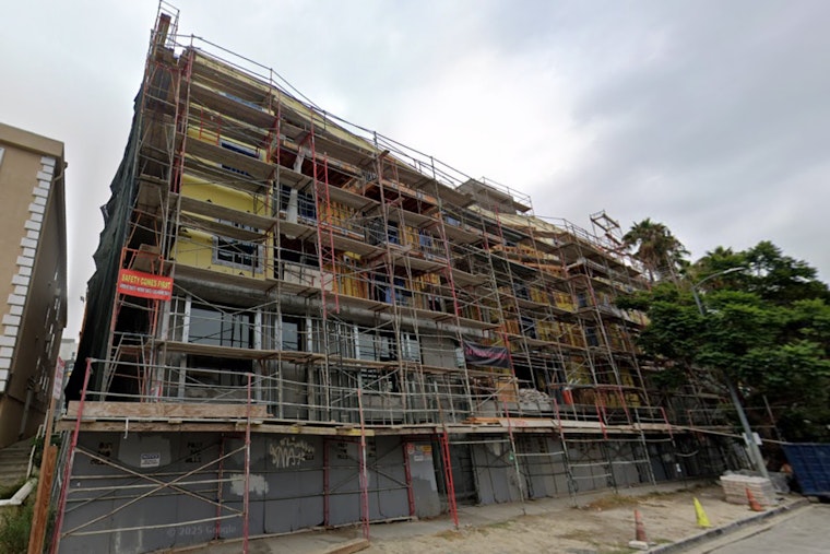 Sawtelle’s New Six-Story Stack Muscles Onto Barrington Block