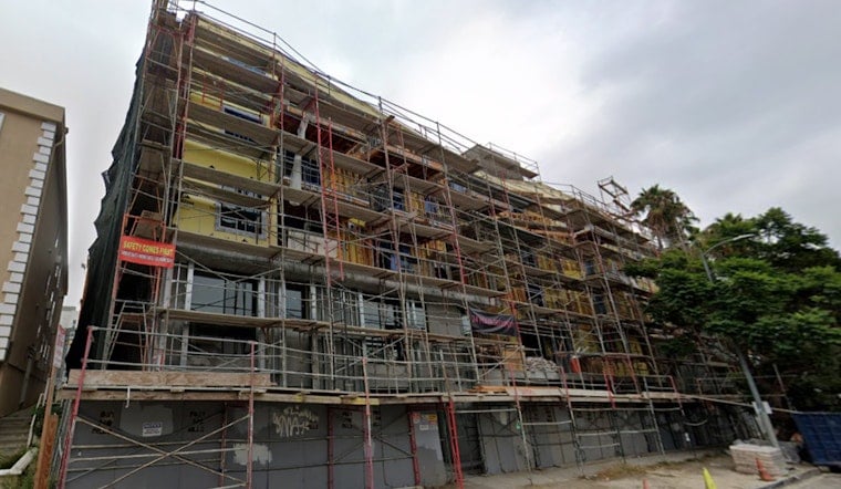 Sawtelle’s New Six-Story Stack Muscles Onto Barrington Block