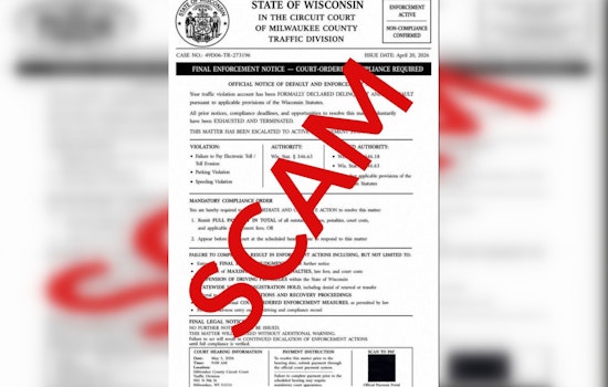 Scam Text Blitz Hits Milwaukee: Sheriff Warns Drivers To Hang Up, Not Pay
