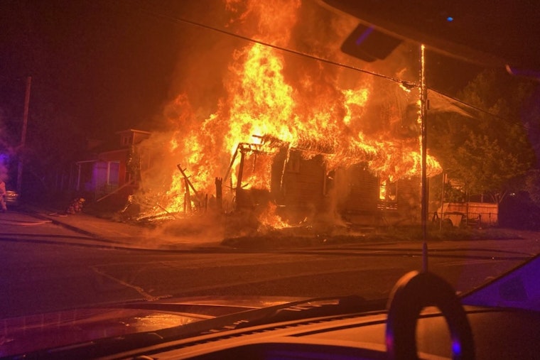 Second Alarm Inferno Keeps Firefighters Outside Belmont Home
