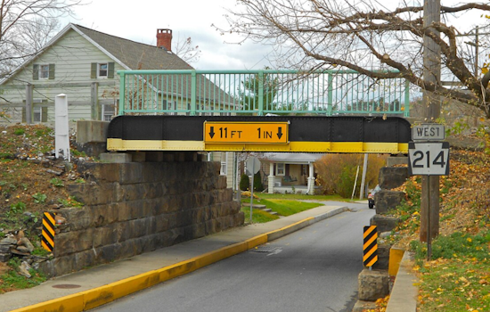 Seven Valleys’ Notorious Truck-Snaring Bridge Gets Hit One Day After Fix