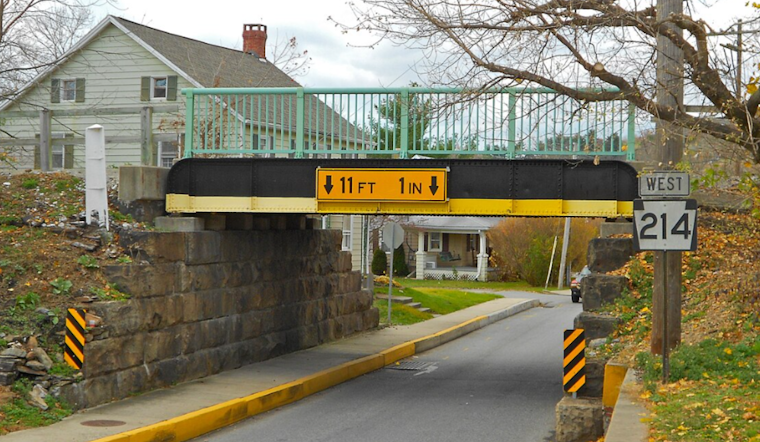 Seven Valleys’ Notorious Truck-Snaring Bridge Gets Hit One Day After Fix