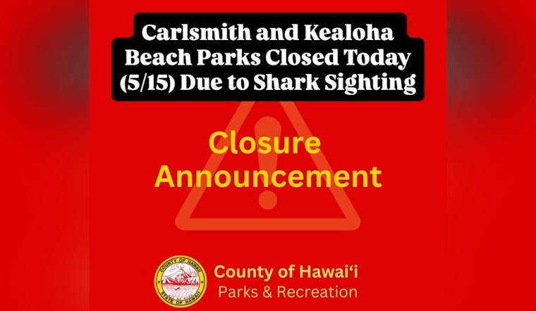 Shark Sighting Clears Out Hilo’s Beloved Keaukaha Beach Parks
