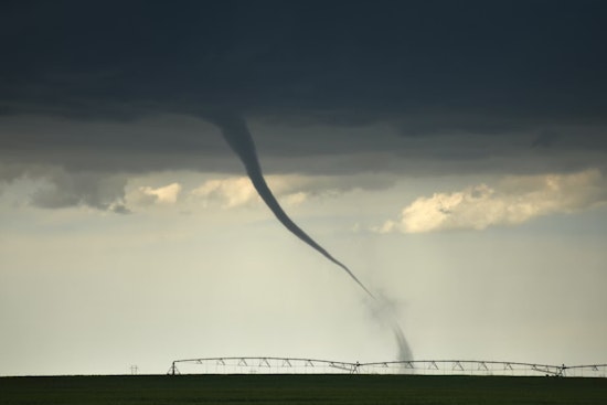 Skinny Tornado Pops Up Near DIA, Vanishes in Minutes