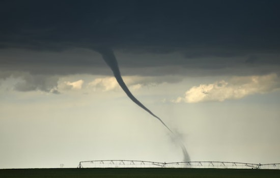 Skinny Tornado Pops Up Near DIA, Vanishes in Minutes
