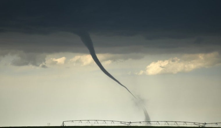 Skinny Tornado Pops Up Near DIA, Vanishes in Minutes