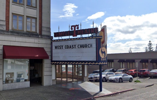 Smoke And Sirens As Fire Scorches Roof Of Tacoma’s Temple Theatre