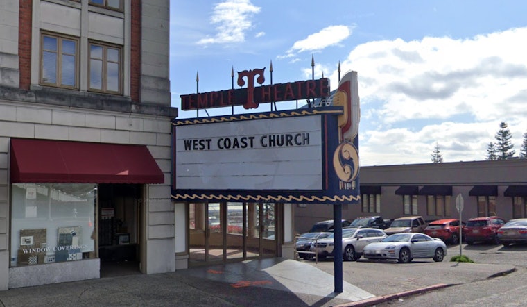 Smoke And Sirens As Fire Scorches Roof Of Tacoma’s Temple Theatre