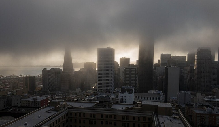 Sneaker Waves Crash SF Beach Day As Fog Puts City On Chill