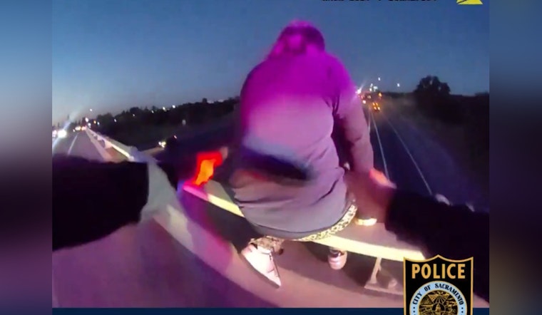 Sobbing Kid Saved As Sacramento Cops Grab Him From I-80 Overpass