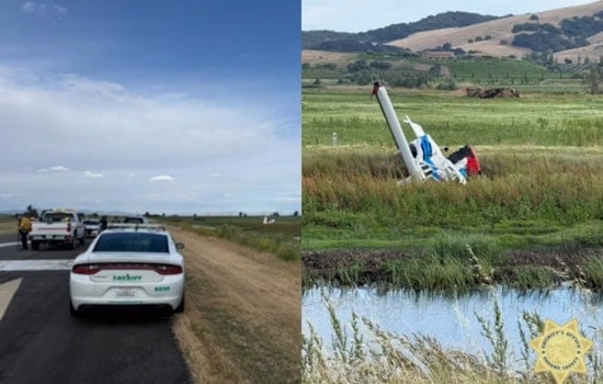 Sonoma Airfield Scare as Small Plane Crashes, Injures Three