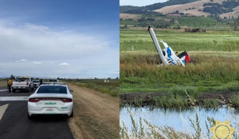 Sonoma Airfield Scare as Small Plane Crashes, Injures Three