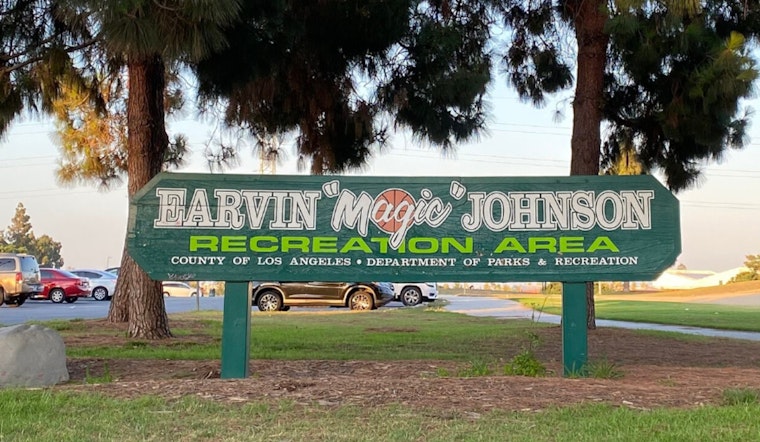 South LA Parks Scorching, County Leaders Meet at Magic Johnson Park
