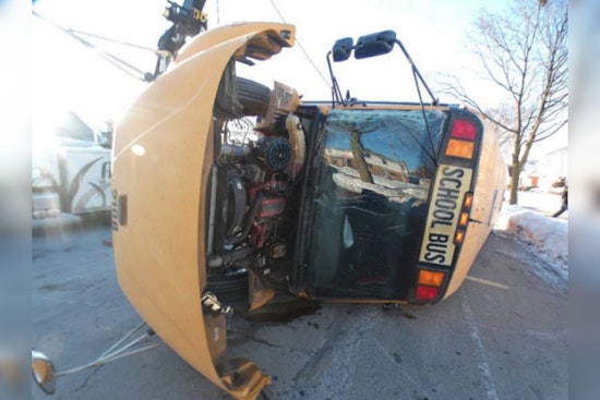 South Side School Bus Flip Lands Milwaukee Speedster Behind Bars