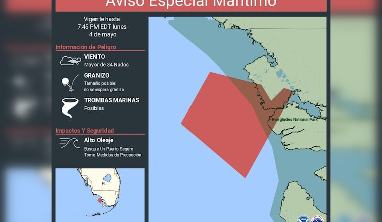 Spanish Marine Warning Rattles Gulf Waters Off The Everglades