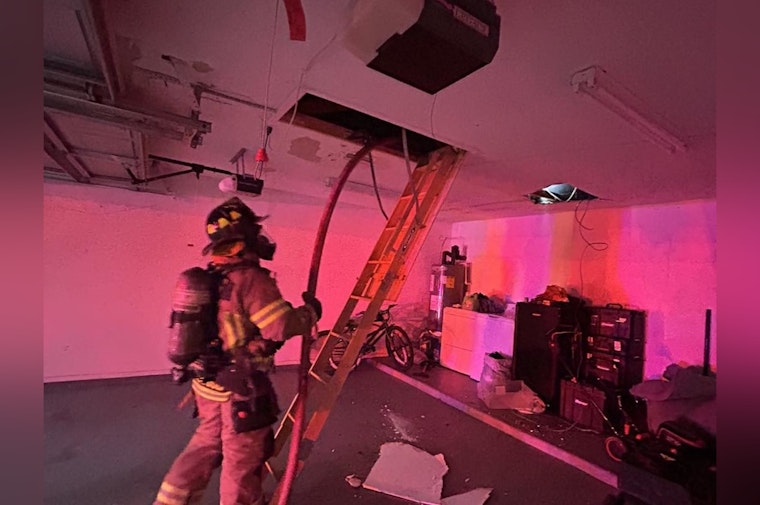 Spring Attic Inferno Brings Constable Deputies Swarming Dew Wood Lane