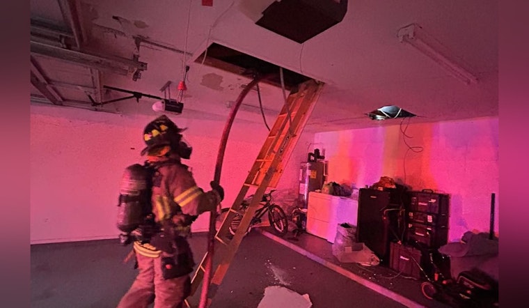Spring Attic Inferno Brings Constable Deputies Swarming Dew Wood Lane