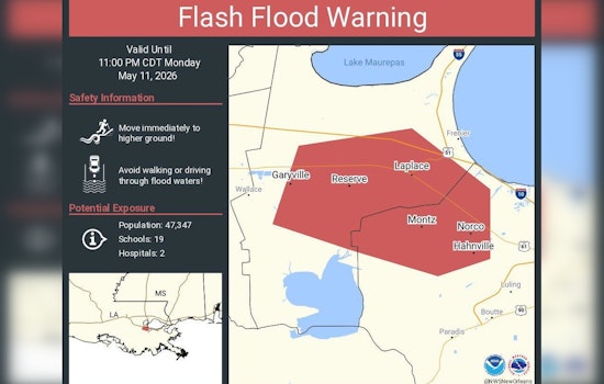 St. Charles Braces as Flood Warning Soaks River Towns Until 11 P.M.